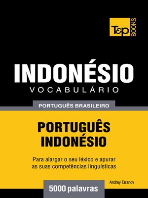 cover image of Vocabulário Português Brasileiro-Indonésio